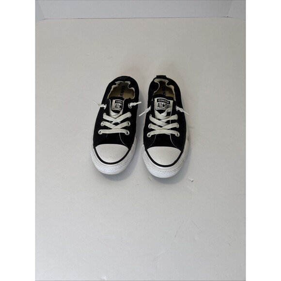 Size 7.5 - Converse Chuck Taylor All Star Low Top Black/White - Picture 1 of 14